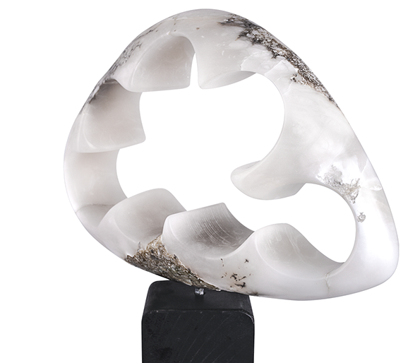 Alabaster Skulptur - Aquatique andere Perspektive