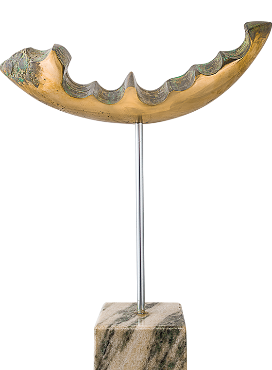 Bronze Skulptur - Butterfly andere Perspektive