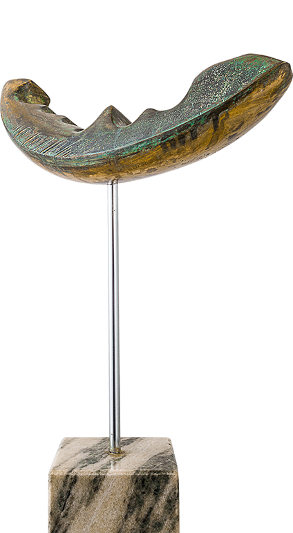 Bronze Skulptur - Butterfly andere Perspektive