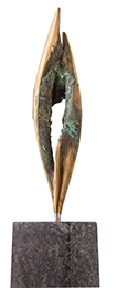 Bronze Skulptur - Dialog andere Perspektive
