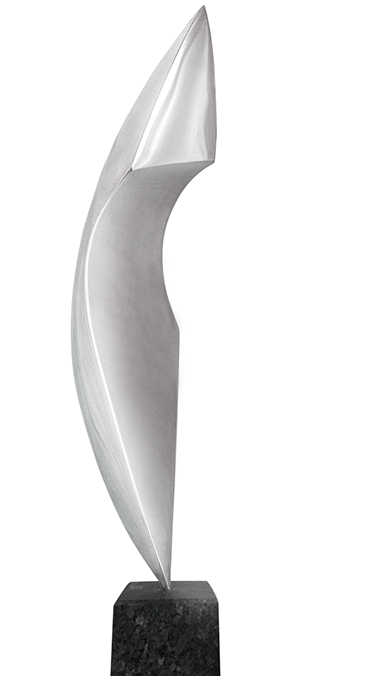 Edelstahl Skulptur - Dynamism andere Perspektive