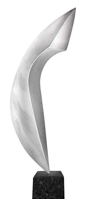 Edelstahl Skulptur - Dynamism andere Perspektive